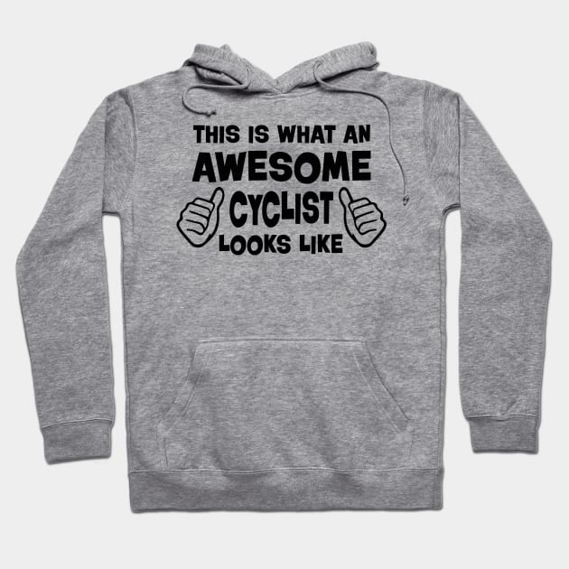 Awesome cyclist Hoodie by Niken12